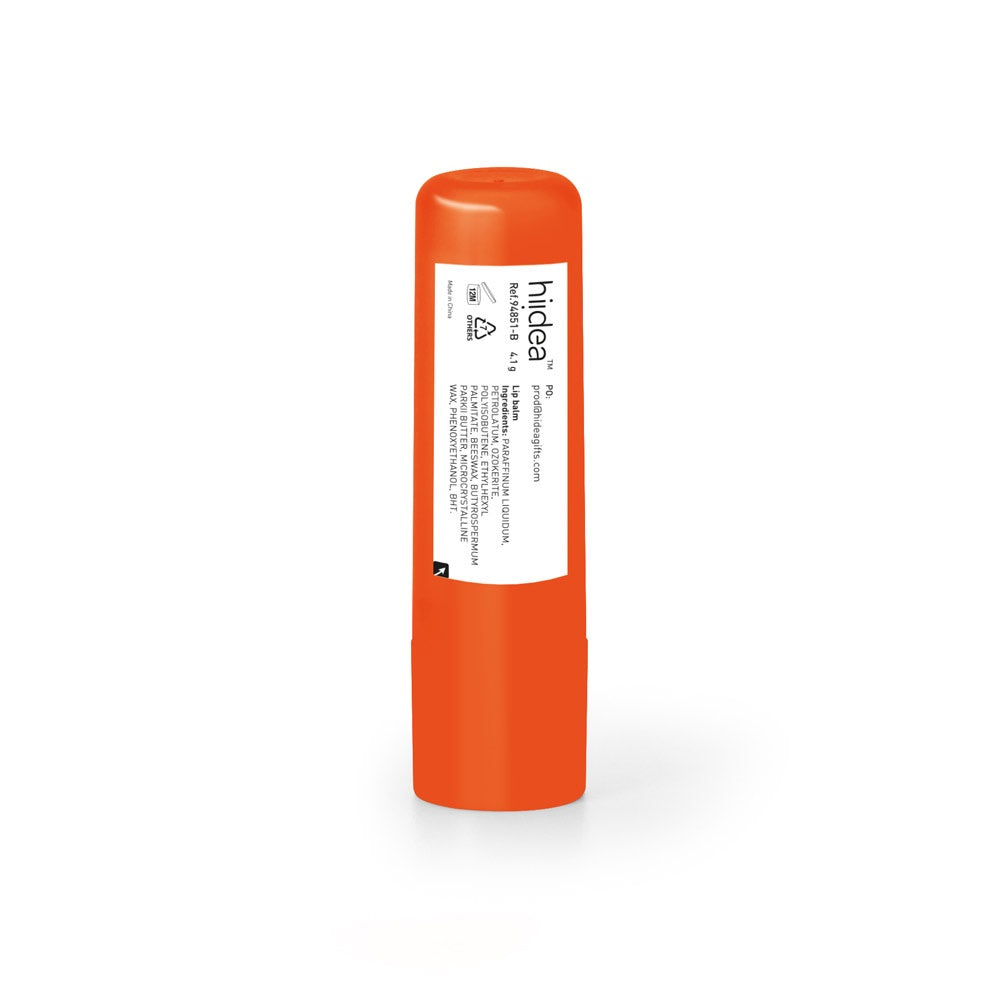 JOLIE promotional cosmetic item in orange (detail view) with custom logo branding