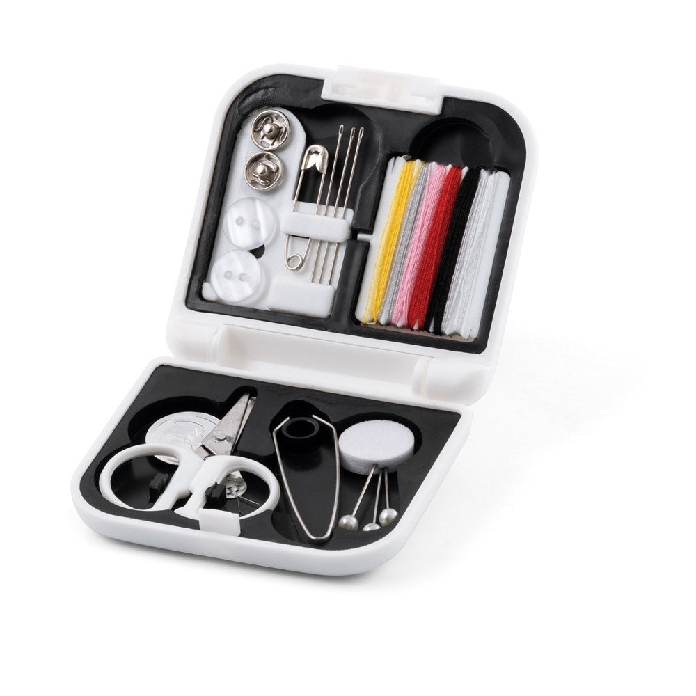 BILBO promotional travel accessory in white with custom logo branding