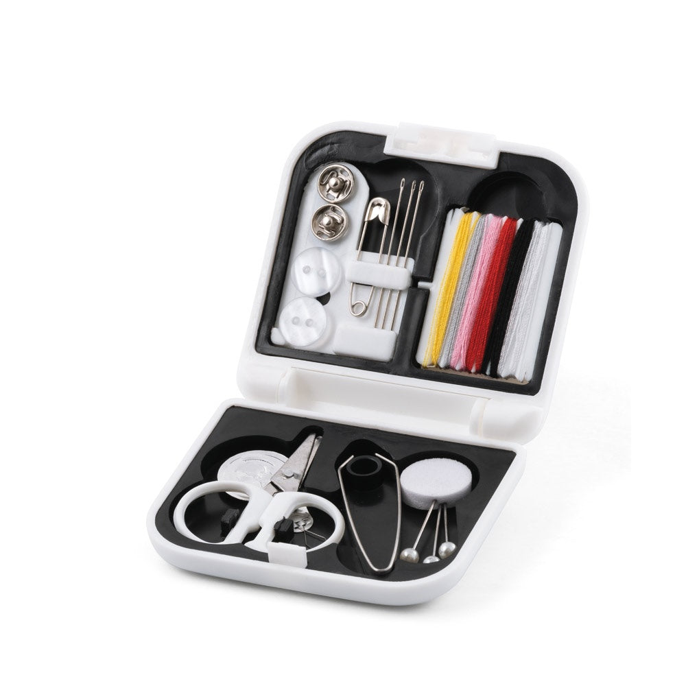 BILBO promotional travel accessory (complete set view) with custom logo branding