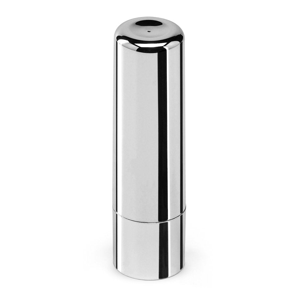 SCARLETT promotional cosmetic item in silver with custom logo branding