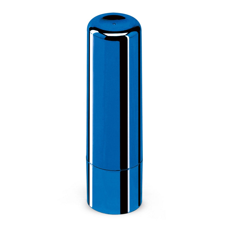 SCARLETT promotional cosmetic item in royal blue with custom logo branding