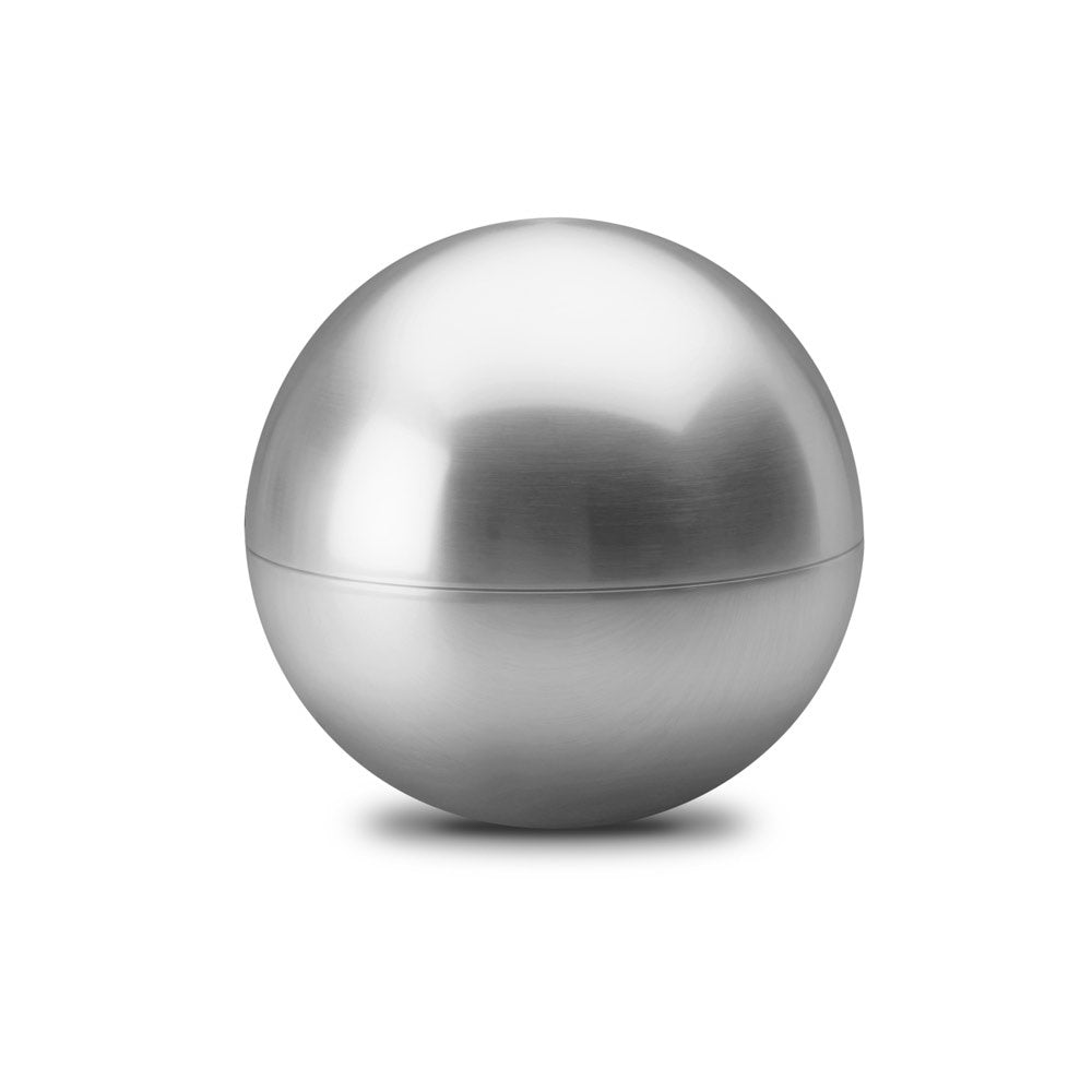 ALBA promotional cosmetic item in silver with custom logo branding