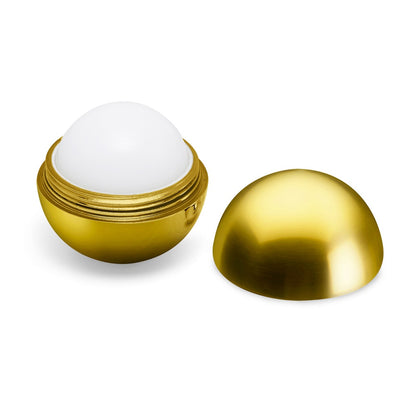 ALBA promotional cosmetic item in golden (detail view) with custom logo branding
