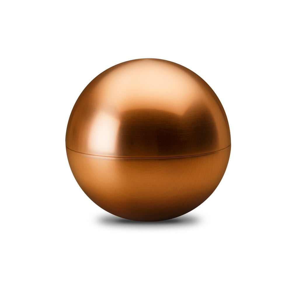 ALBA promotional cosmetic item in copper with custom logo branding