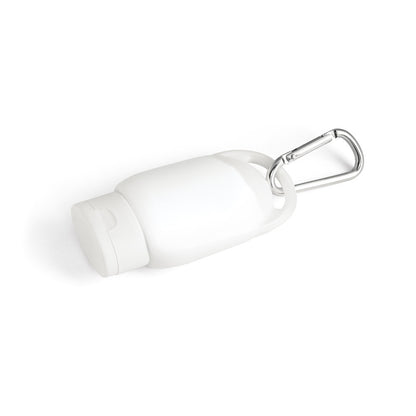 ERIC promotional travel accessory in white with custom logo branding