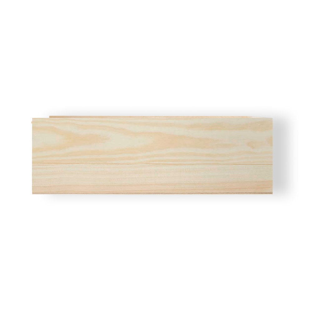 BOXIE WOOD L promotional home accessory in dark natural (detail view) with custom logo branding