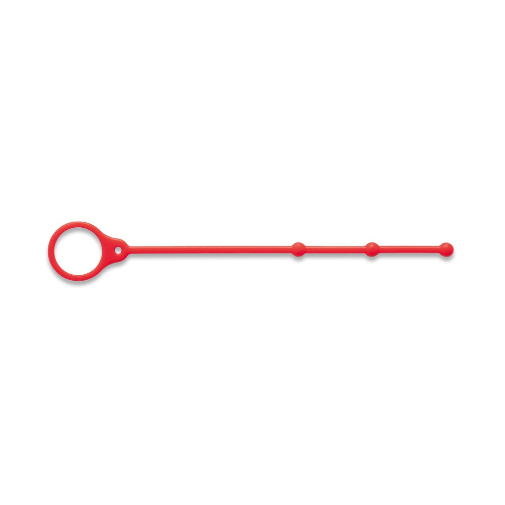 MAURICE promotional hygiene item in red with custom logo branding