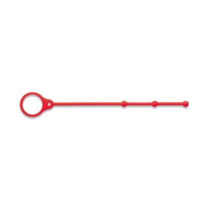 MAURICE promotional hygiene item in red with custom logo branding