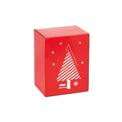 HAZARD promotional home accessory in red (gift box packaging) with custom logo branding