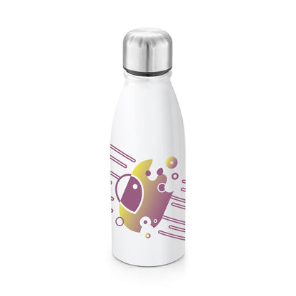 BILLY promotional bottle in white with custom logo branding