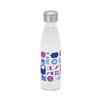 AMORTI M promotional thermal bottle in white with custom logo branding
