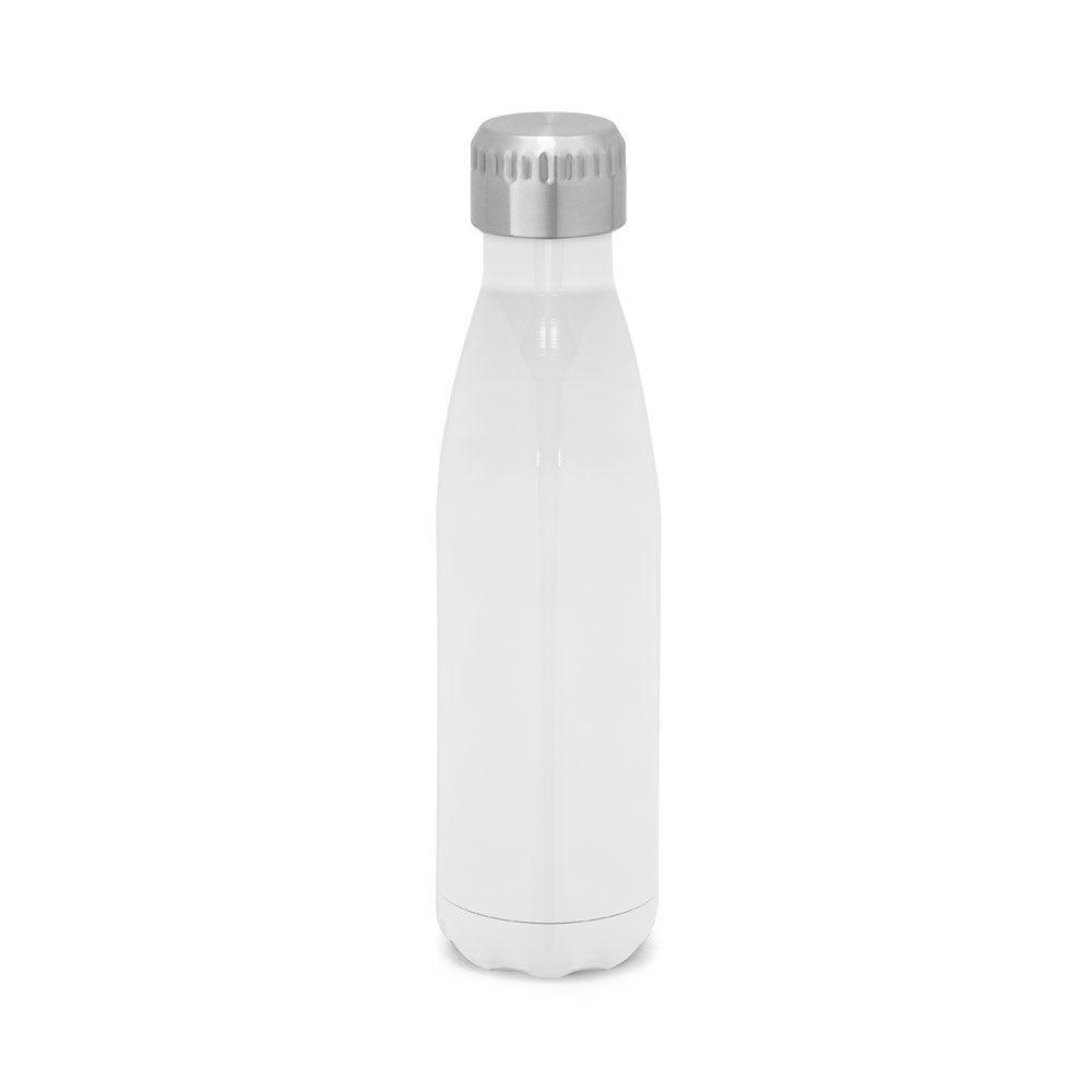 AMORTI M promotional thermal bottle in white with custom logo branding