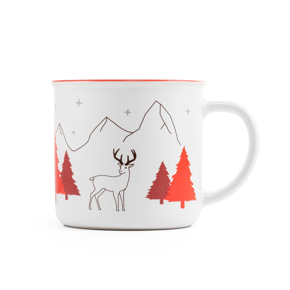 VERNON X promotional home accessory in red (detail view) with custom logo branding