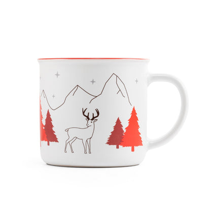 VERNON X promotional home accessory in red (detail view) with custom logo branding