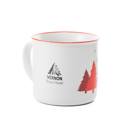 VERNON X promotional home accessory in red with custom logo branding
