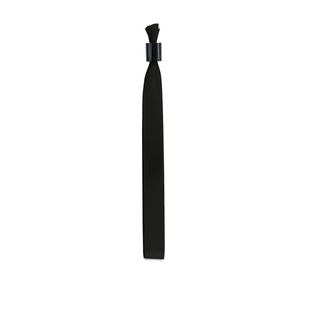 SECCUR promotional sports accessory in black (detail view) with custom logo branding