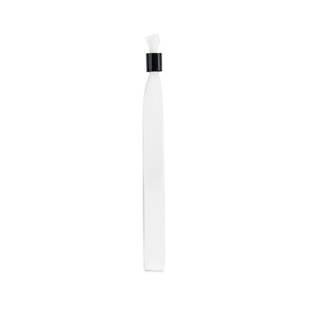 SECCUR promotional sports accessory in white (detail view) with custom logo branding