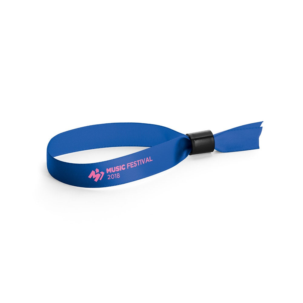 SECCUR promotional sports accessory in royal blue with custom logo branding