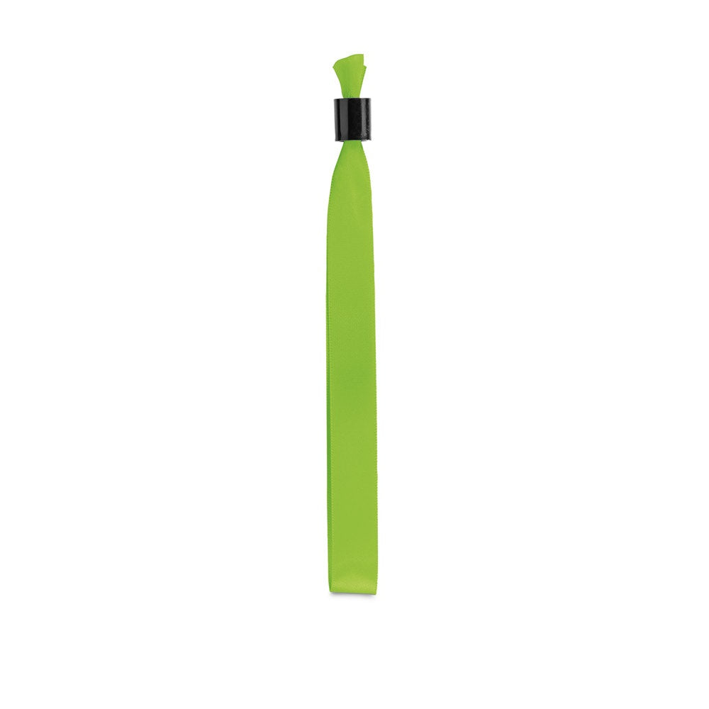SECCUR promotional sports accessory in light green (detail view) with custom logo branding