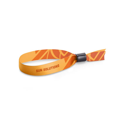 HOBART promotional lanyard in white with custom logo branding