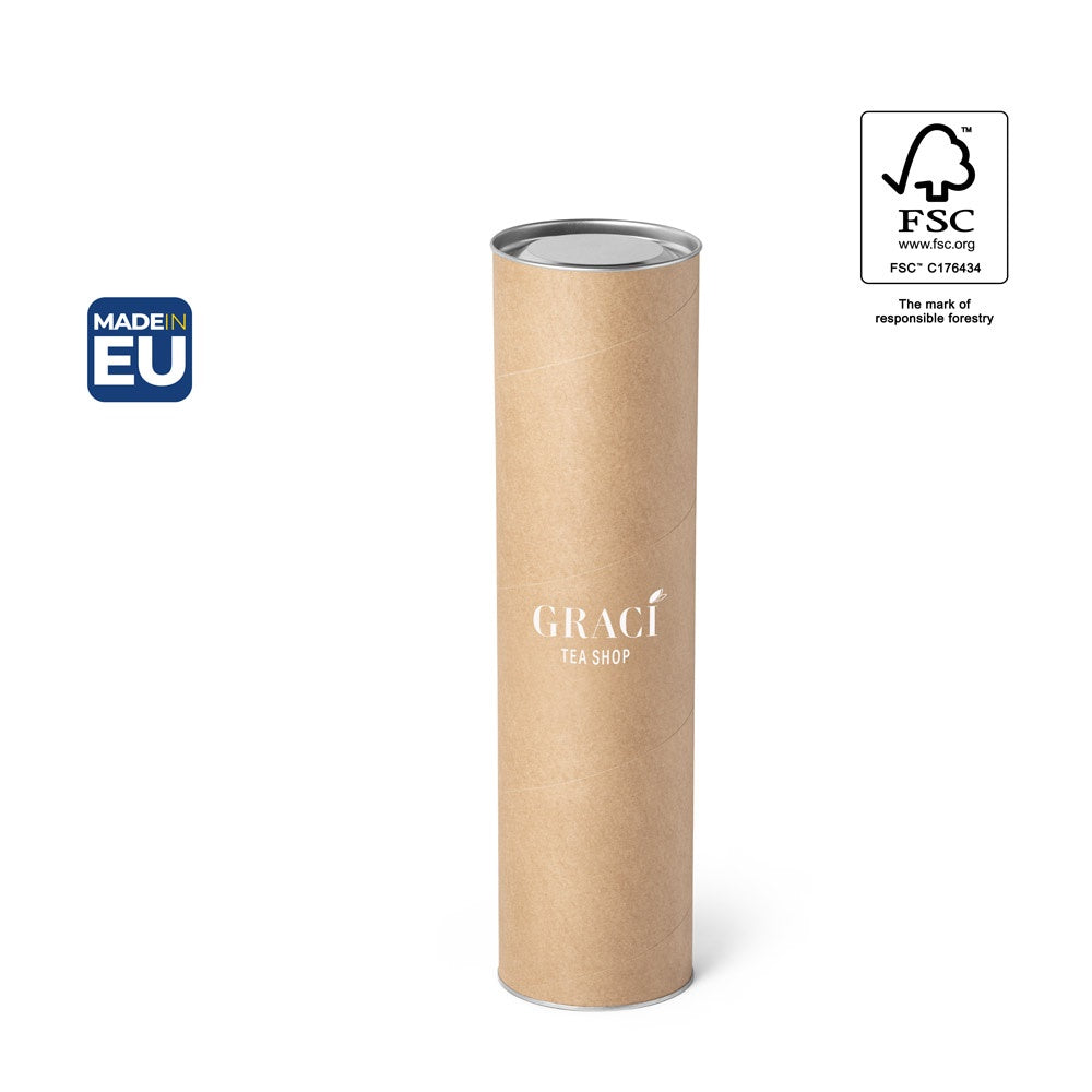 BOXIE CAN L promotional home accessory (complete set view) with custom logo branding