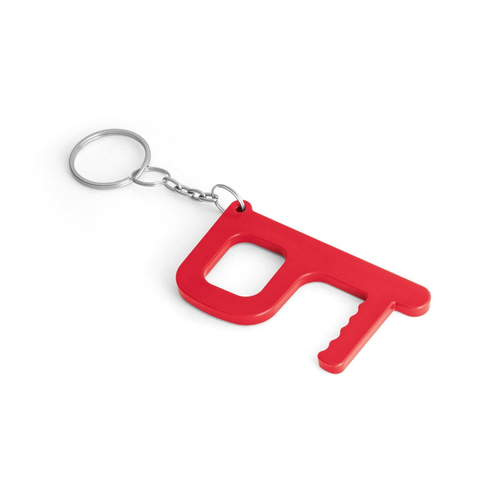 HANDY SAFE promotional event giveaway in red with custom logo branding