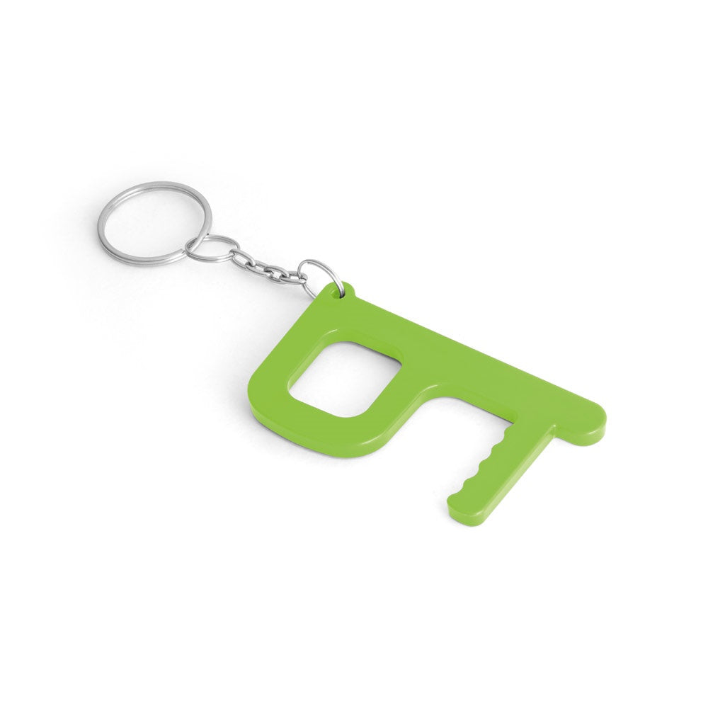 HANDY SAFE promotional event giveaway in light green with custom logo branding