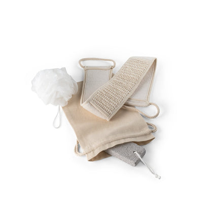 CONROY promotional wellness gift in natural (detail view) with custom logo branding