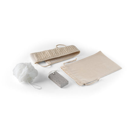 CONROY promotional wellness gift in natural with custom logo branding