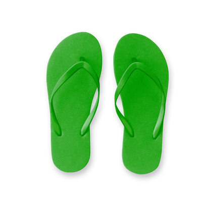 MAUPITI S / M promotional apparel accessory in green (detail view) with custom logo branding