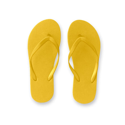MAUPITI L / XL promotional apparel accessory in yellow (detail view) with custom logo branding