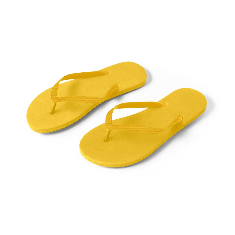 MAUPITI L / XL promotional apparel accessory in yellow with custom logo branding