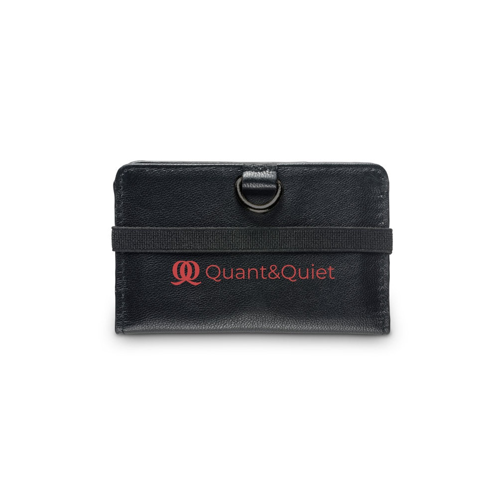 ORVYN promotional travel accessory in black with custom logo branding