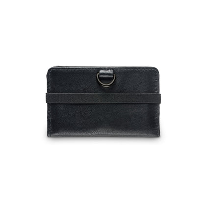 ORVYN promotional travel accessory in black (detail view) with custom logo branding