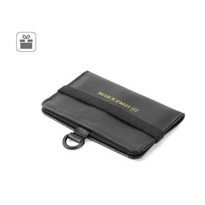 ORVYN promotional travel accessory (complete set view) with custom logo branding