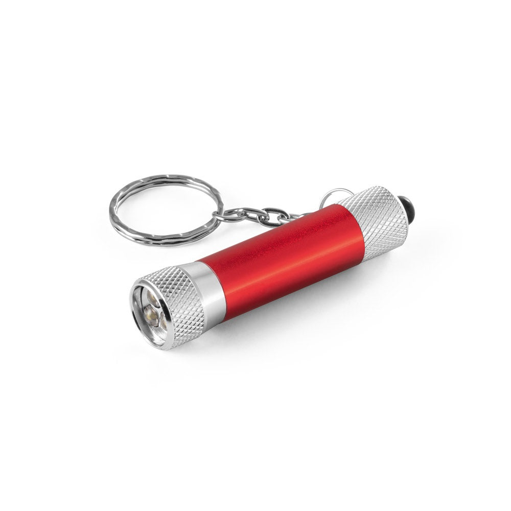 RE-LERGAN promotional event giveaway in red with custom logo branding