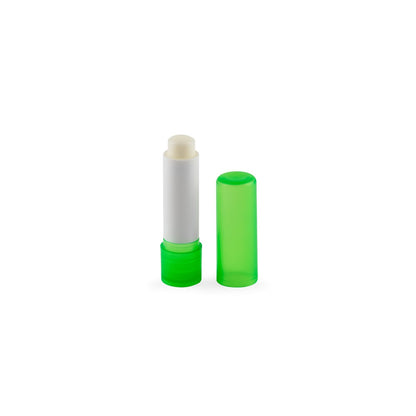 JOLIE VEGAN promotional cosmetic item in light green (detail view) with custom logo branding