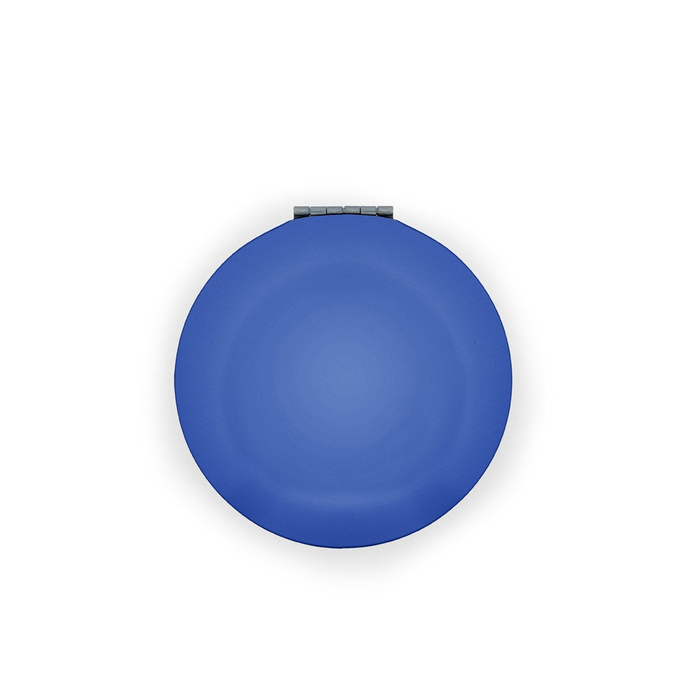 KAYLA promotional cosmetic item in royal blue (detail view) with custom logo branding