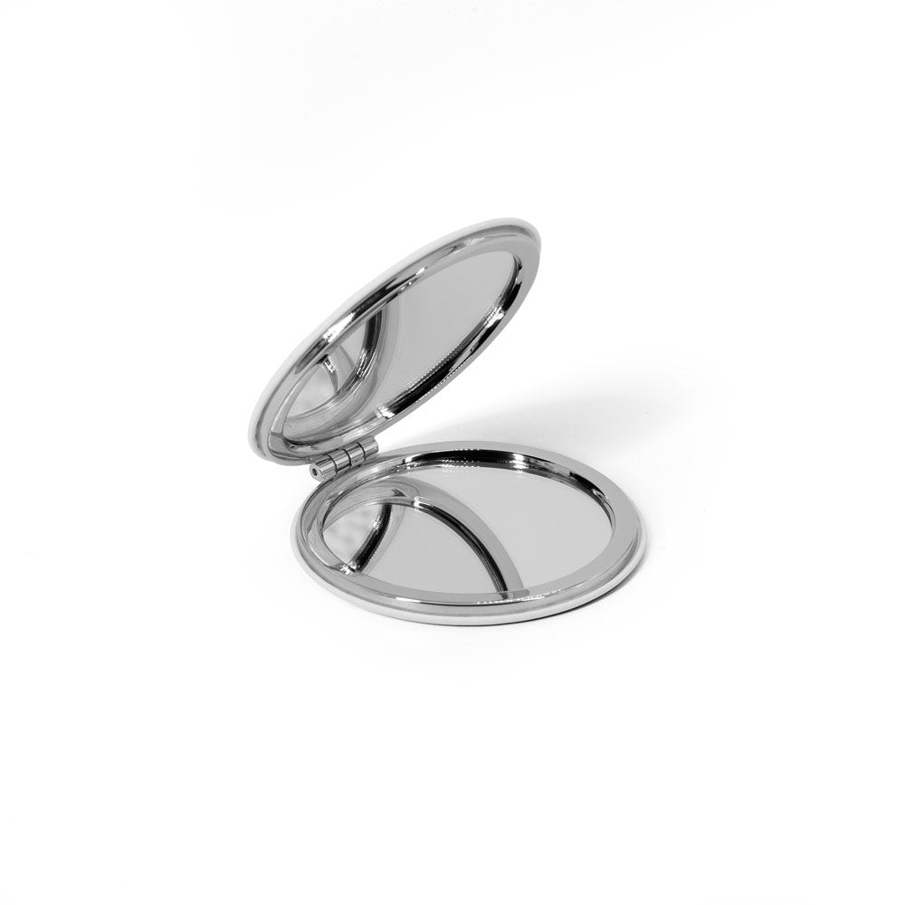 FREYA promotional cosmetic item in white (detail view) with custom logo branding