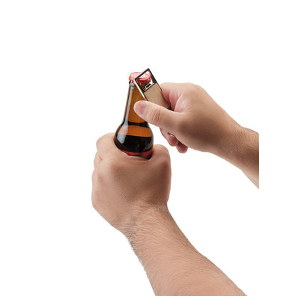 SYLVESTER promotional event giveaway in natural (detail view) with custom logo branding