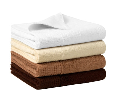 MALFINI Premium BAMBOO TOWEL Unisex towel in nougat - promotional clothing printed with your company logo