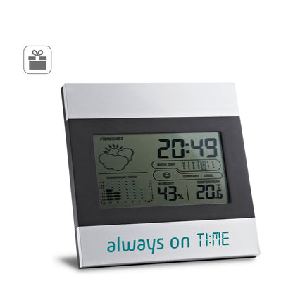 DENE promotional tech gadget (complete set view) with custom logo branding