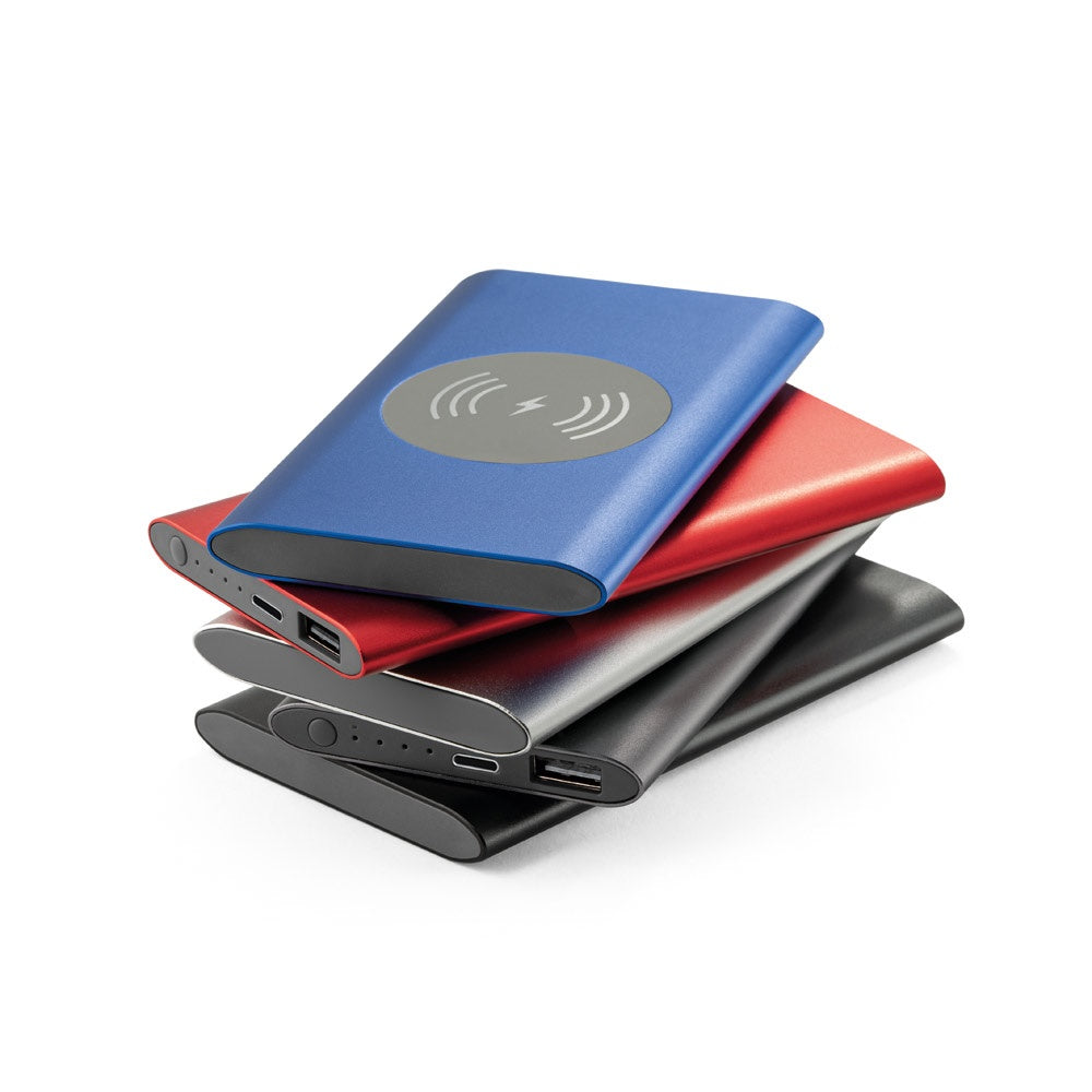 CASSINI promotional power bank with custom logo branding