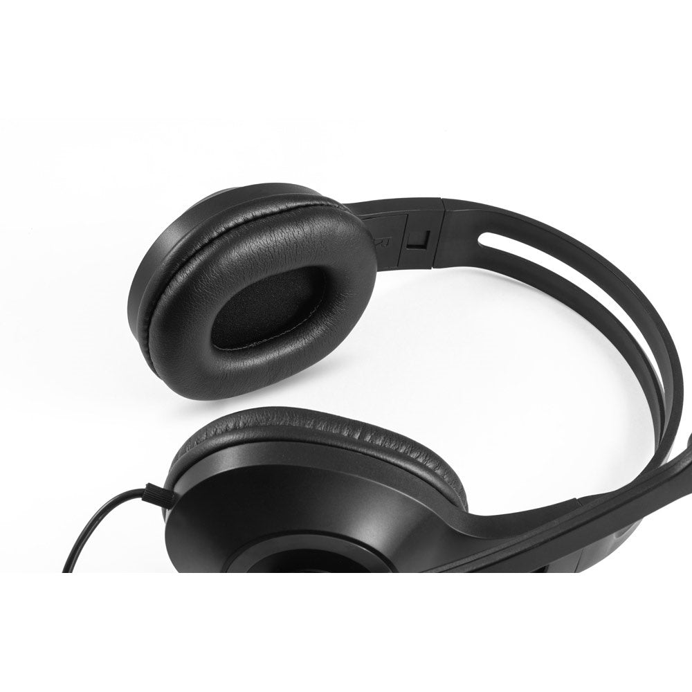 KILBY promotional headphones in grey (detail view) with custom logo branding