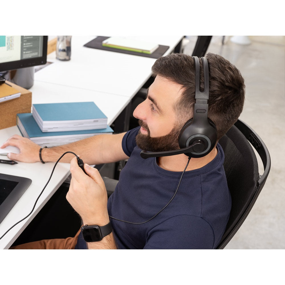 KILBY promotional headphones with custom logo branding