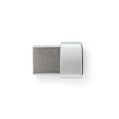 MINSKY promotional tech gadget in satin silver (detail view) with custom logo branding