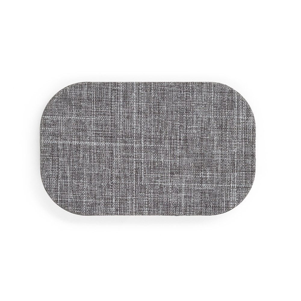 RENEWAL CHARGER promotional power bank in grey (detail view) with custom logo branding