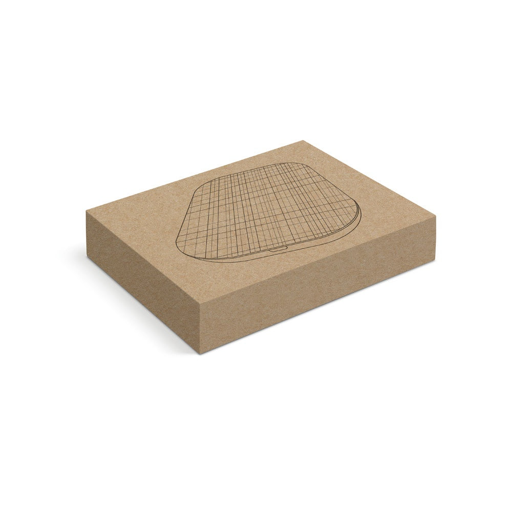 RENEWAL CHARGER promotional power bank in grey (gift box packaging) with custom logo branding