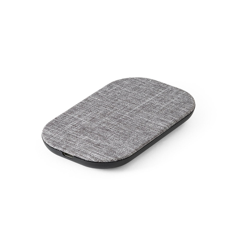 RENEWAL CHARGER promotional power bank in grey with custom logo branding