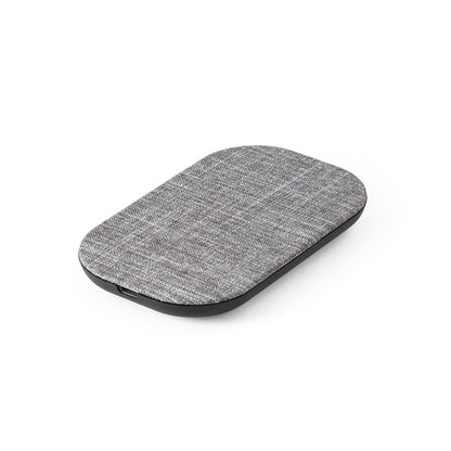 RENEWAL CHARGER promotional power bank in grey with custom logo branding